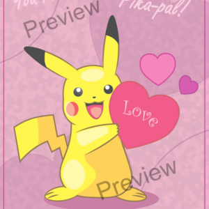 30th Anniversary Pokemon Pikachu Valentine